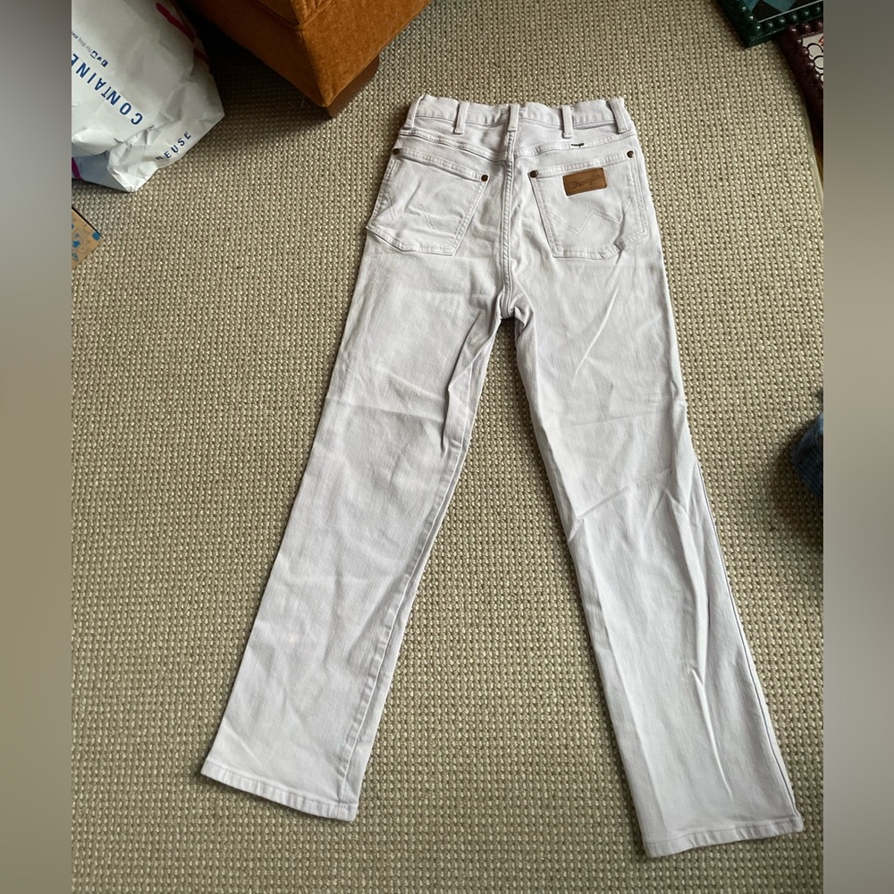 VINTAGE Wrangler Light Purple/Lilac Bootcut Jeans - Picture 13 of 16